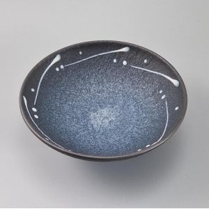 Coupelle japonaise en céramique brute, bleu gris, KIMO I
