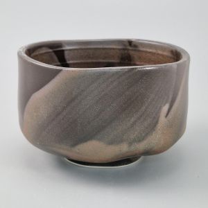 Black ceramic bowl for tea ceremony - RANDAMUPATAN