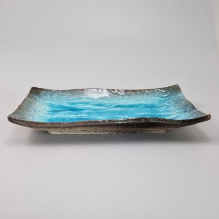 Japanische Keramik-Rechteckplatte - AOI