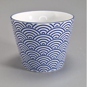 Taza japonesa de cerámica azul - AOKAPPU