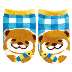 Chaussettes Enfant japonaises tabi , Loutre, KAWAUSO