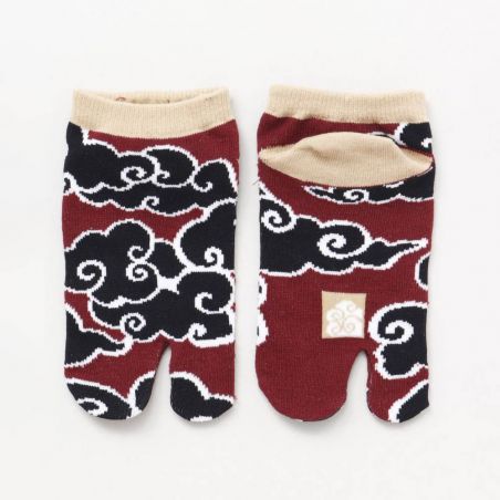 Chaussettes japonaises Hinomarusa Yutabi, 18-21 cm