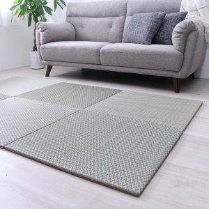 Coussin japonais zafu, plat et carrée, natte en paille de riz, 70X70cm