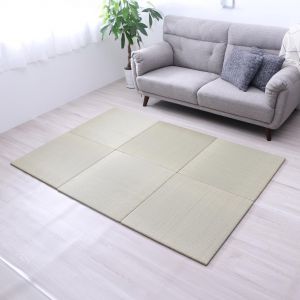 Japanese zafu cushion, flat and square, rice straw mat, 70X70cm