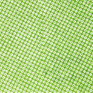 Grande feuille papier japonais, YUZEN WASHI, vert, Kanoko Shibori