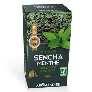 Organic green tea and Genmaicha rice in bags - GENMAI CHAMAI