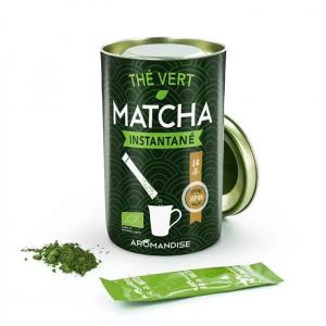 Thé Vert Bio Matcha Instantané 25 Sticks