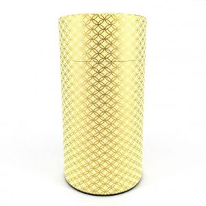 Caja de té japonesa amarilla en papel washi - SHIPPO - 200gr
