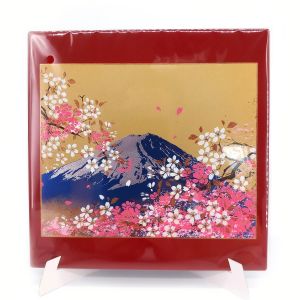 Mauspad mit Mount-Fuji- und Sakura-Blumenmuster – FUJISAKURA