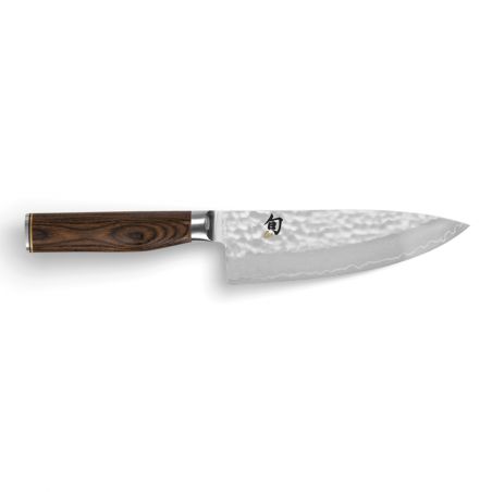 Cuchillo de cocina japonés con mango de nogal para cortar carne y pescado, CHEF SHUN PREMIER, 15 cm