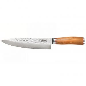 Cuchillo multiusos grande con mango de olivo - Orivu~ie - 20cm