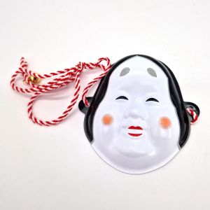 Mini-Maske aus japanischer Tradition, OKAME