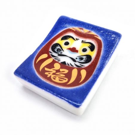 Ceramic Japanese chopstick rest - DARUMA