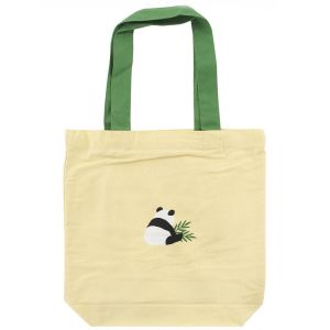 100% cotton tote bag Shiba Dog and Panda - PANDA