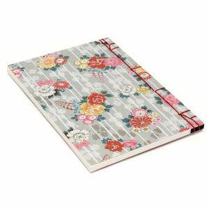 Carnet de notes japonais motif Pivoines- BOTAN