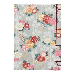 Cuaderno japonés con estampado de Peonías - BOTAN