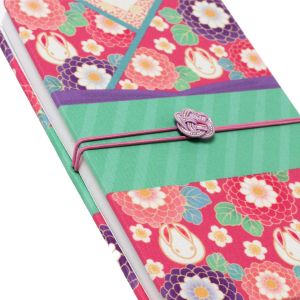 Carnet de notes japonais motif Lapin et fleurs- HANA USAGI