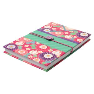 Carnet de notes japonais motif Lapin et fleurs- HANA USAGI