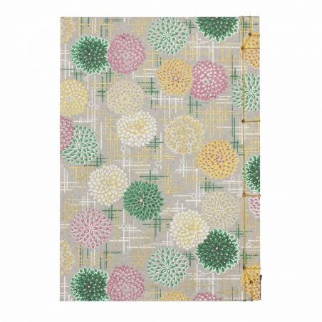 Japanese notebook Chrysanthemum pattern - KIKU