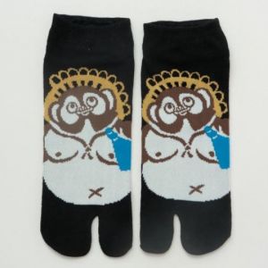 Calcetines tabi japoneses, Tanuki, 25-28cm