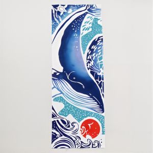 Cotton towel, TENUGUI, Seven gods of good fortune for cats