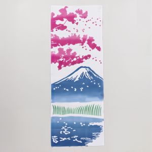 Serviette à main en coton, Mont Fuji et Sakura