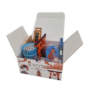 Kyoto Box, confezione regalo di articoli giapponesi "Viaggio a Kyoto"