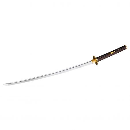 Kimura Brown Decorative Katana - 730mm Blade - Wooden Handle - Wooden Scabbard