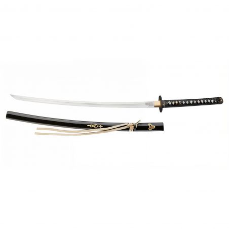 Dekoratives Katana Bride's Sword - 710mm Klinge - Griff aus Rochenhaut - Scheide