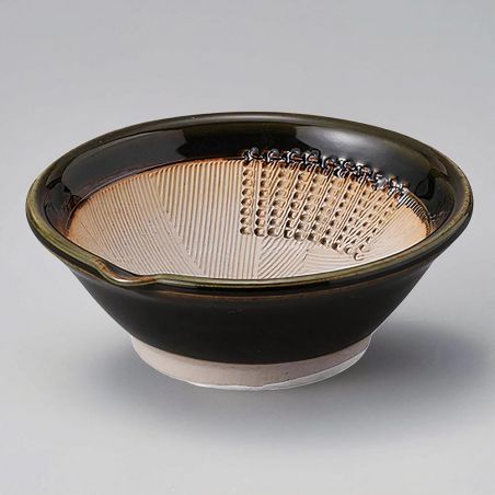 Japanische grüne Suribachi-Keramikschale - SURIBACHI MIDORI