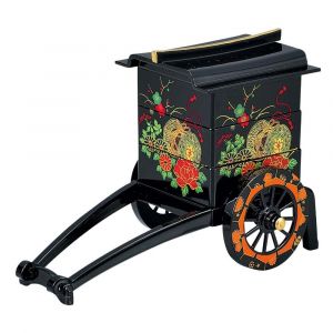 small compartment box, black matsuri trolley, MATSURI