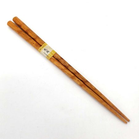 Pair of Japanese wooden chopsticks (twisted) (suri)