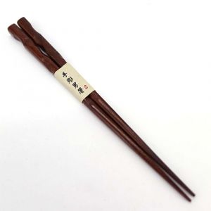 Pair of Japanese Wooden Chopsticks Rokuro (Mezuri)