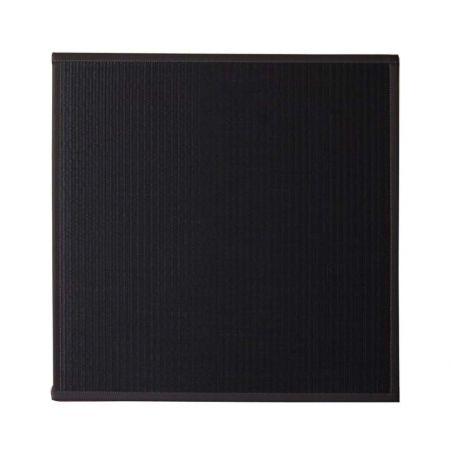 Traditional Japanese Tatami, Polypropylene Mat, Black, SQUASH, 82x82cm