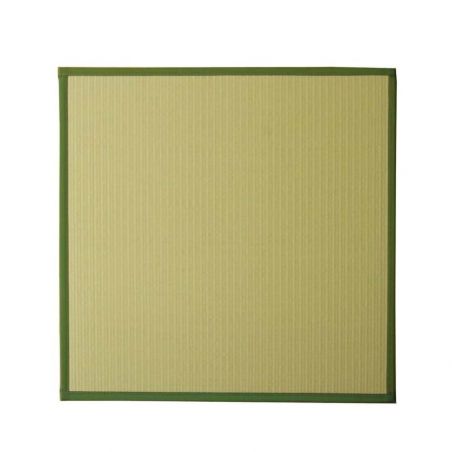 Tatami giapponese tradizionale, stuoia in polipropilene, Verde, SQUASH, 82x82cm