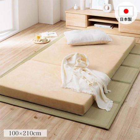 Traditional Japanese Mat, Rice Straw Tatami Mat (Yumemi Tatami), 5-Fold Panels