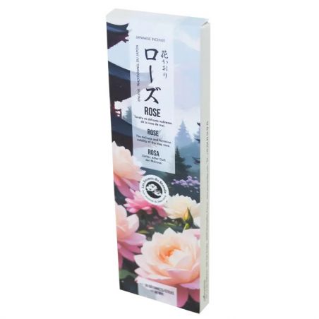 30 Japanese Rose Incense Sticks - Gardens of Japan