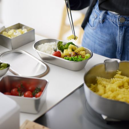 Boîte à repas Bento japonaise en métal -KINZOKU