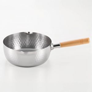 Stainless steel saucepan with spouts, YOSHIKAWA YUKIHIRA