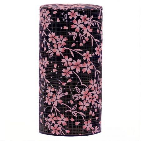 Caja de té negro japonés en papel washi - HANA - 200gr