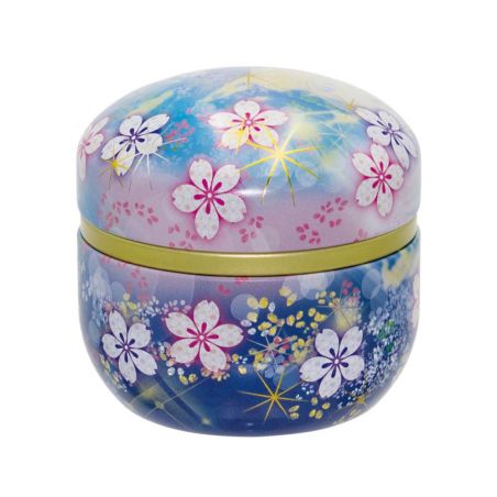 Carrito de té japonés de metal azul, SUZUKO VIDRO, 150gr