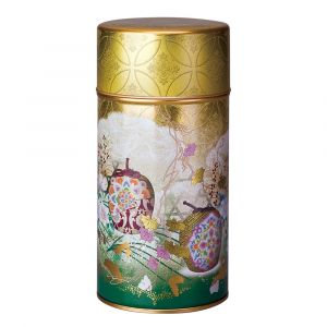 Carrito de té japonés de metal verde - Rikyu - 200gr