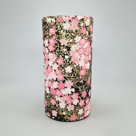 Japanische Schwarztee-Box aus Washi-Papier - SAKURA Senpū- 200gr