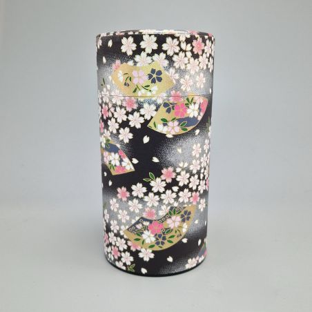 Japanische Schwarztee-Box aus Washi-Papier - SAKURA - 200gr