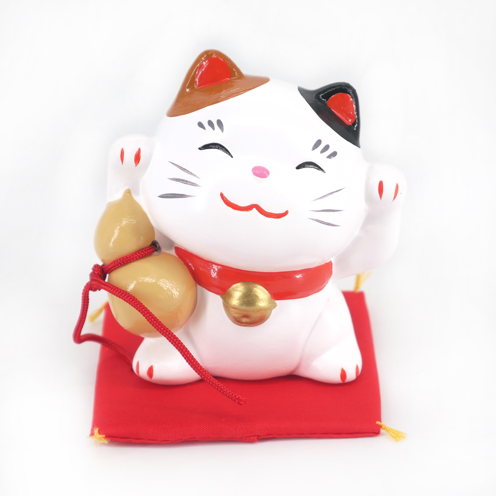 hipocresía Aflojar alineación Gato de la suerte japonés manekineko de cerámica - MIKE HYOTAN